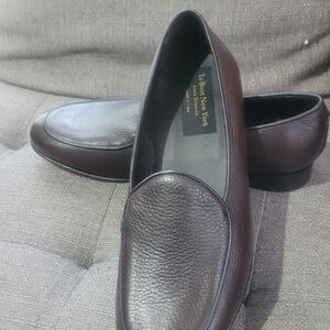 To Boot New York Men's Dark Brown Leather Slip-Ons